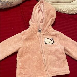 Pink Hello Kitty Fleece Hoodie